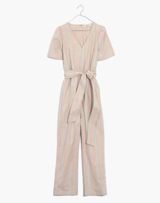 madewell puff sleeve jumpsuit