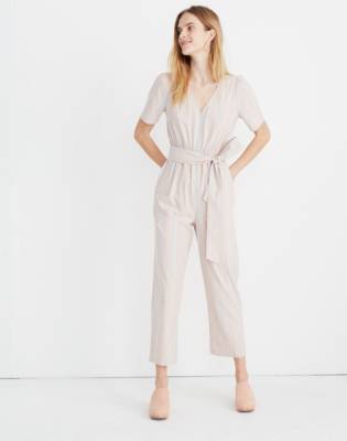 madewell puff sleeve jumpsuit