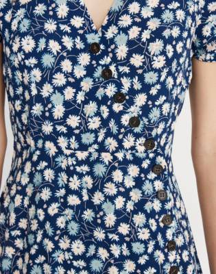 button wrap dress madewell