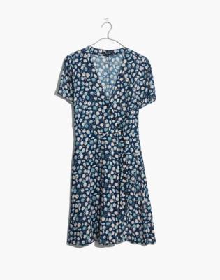 button wrap dress madewell