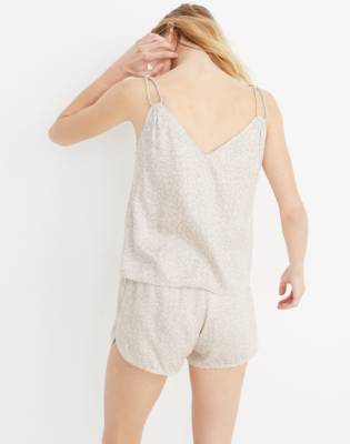 madewell satin pajama jumpsuit