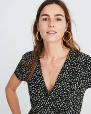 wrap dress madewell