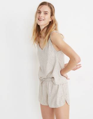 madewell satin pajama jumpsuit