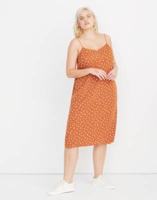 madewell polka dot dress