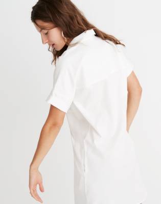 madewell courier shirt dress