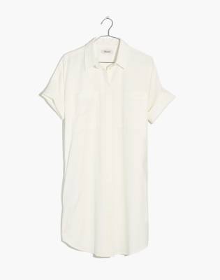 madewell courier shirt dress