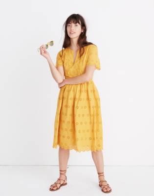 eyelet midi