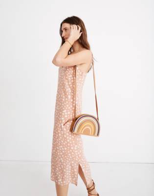 madewell silk slip dress