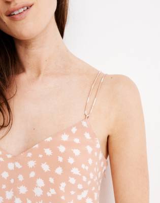 silk cami slip dress