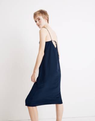 silk tie dress