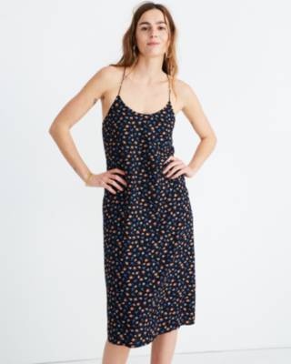 tie back slip dress