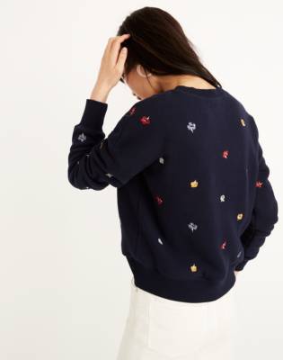 madewell floral sweatshirt