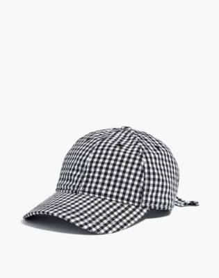 tie back baseball cap