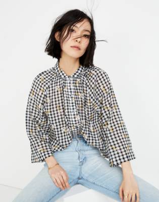 madewell raglan peasant shirt