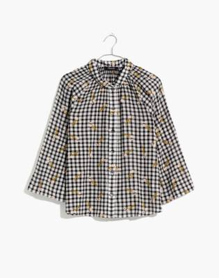 madewell raglan peasant shirt