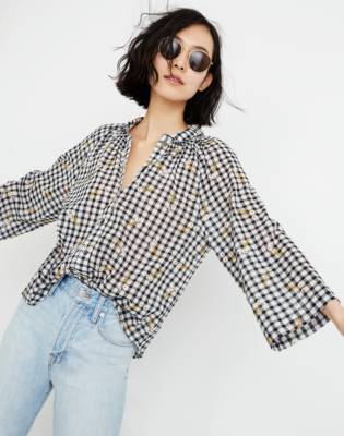 madewell raglan peasant shirt