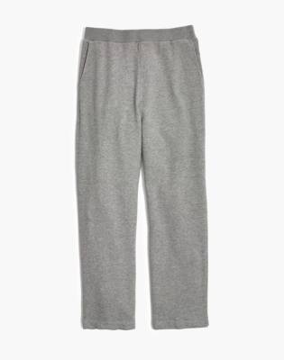 wide leg grey sweatpants