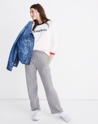 madewell terry trouser sweatpants