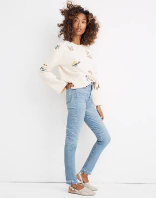 madewell embroidered sweatshirt