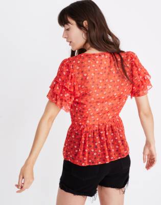 petite peplum top