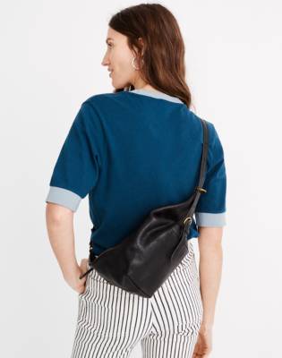 madewell the leather sling bag