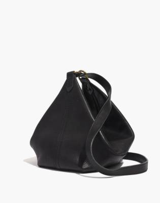 sling bag leather black