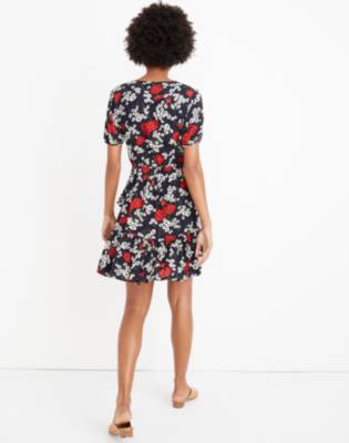 madewell faux wrap dress