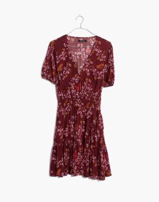 madewell red wrap dress