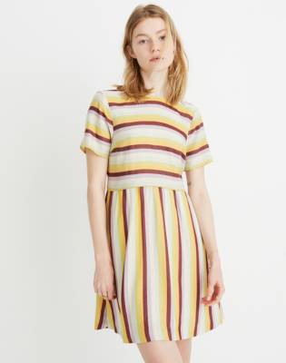 madewell striped dress