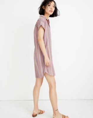 madewell central shirt dress