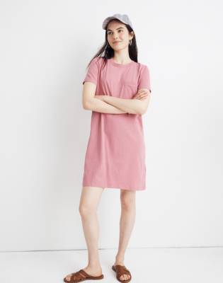 madewell pocket tee dress