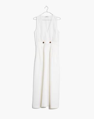 madewell button waist dress