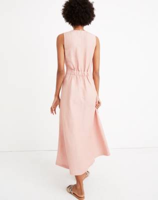 button waist midi dress madewell