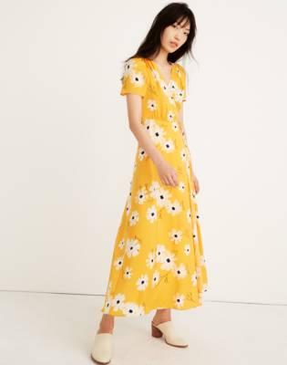 madewell yellow floral dress