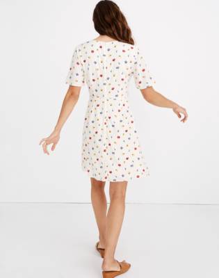 madewell orchard flutter sleeve dress