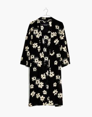 madewell floral robe jacket