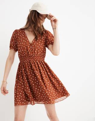 madewell polka dot dress