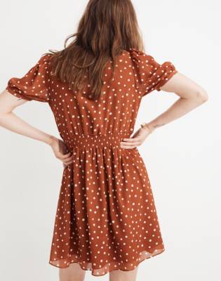 madewell polka dot dress