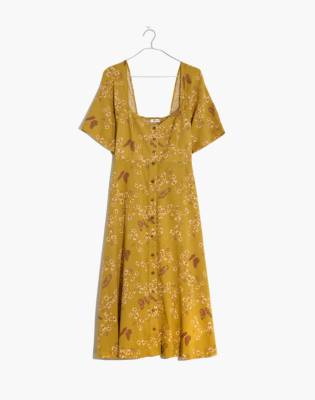 madewell yellow floral dress