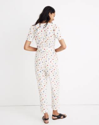 madewell puff sleeve jumpsuit