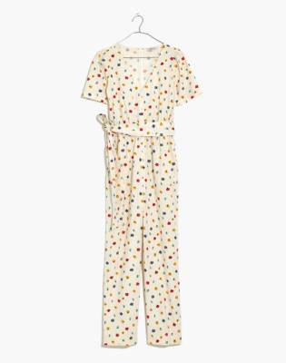 madewell puff sleeve jumpsuit