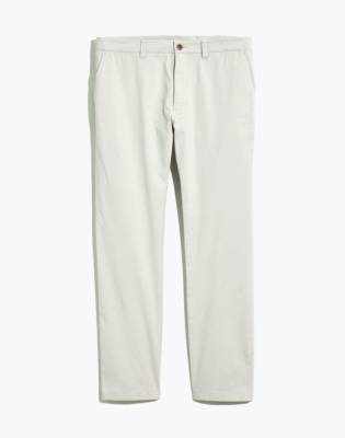 mens slim white chinos