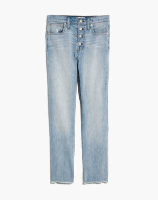 madewell high rise slim boyfriend jeans