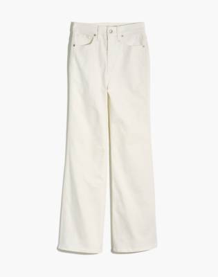 white flare jeans tall