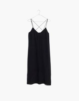 silk cami slip dress