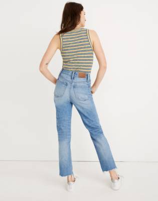 madewell straight leg jeans