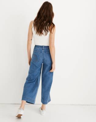 madewell emmett wide leg crop jeans