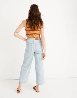 madewell wide leg crop jean