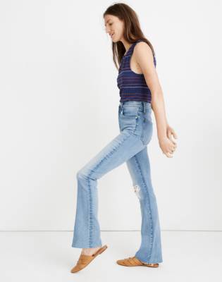 madewell bell bottom jeans