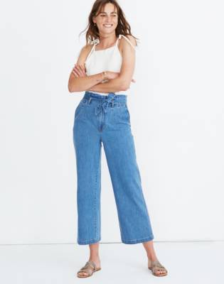 madewell paperbag jeans